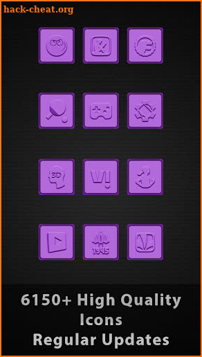 Shadow Violet Boxed Icons screenshot