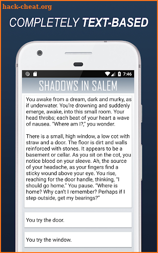 Shadows In Salem: A Text-Based Choices RPG screenshot