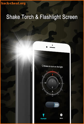 Shake Torch & Flashlight Screen screenshot