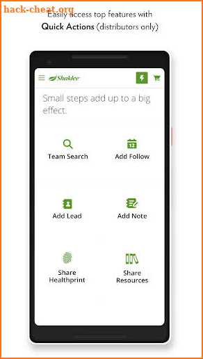 Shaklee Connect screenshot