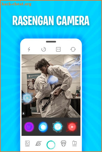 Sharingan Eyes and Rasengan Camera Photo Editor screenshot