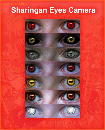 Sharingan Eyes Camera - Anime Photo Editor screenshot