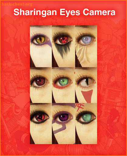 Sharingan Eyes Camera - Anime Photo Editor screenshot