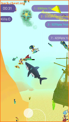 Shark Hunt.io screenshot