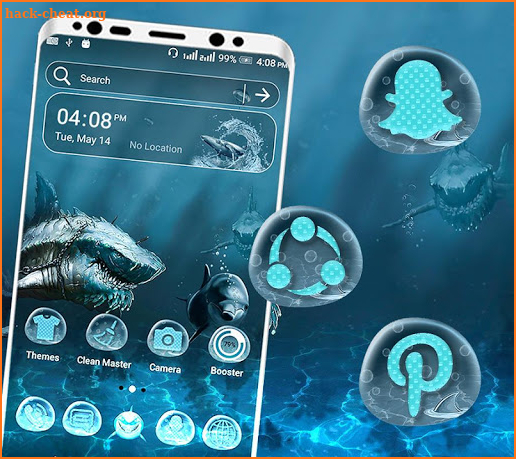 Shark Launcher Theme screenshot