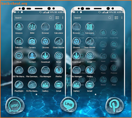 Shark Launcher Theme screenshot