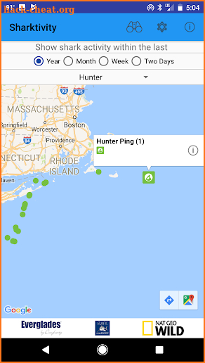 Sharktivity - White Shark App screenshot