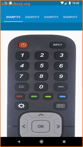 Sharp TV Remote Control screenshot