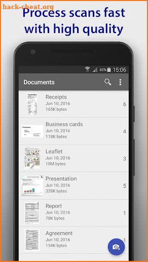 SharpScan Pro: multipage PDF document scanner screenshot