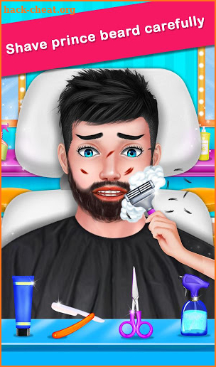 Shave Prince Beard Hair Salon - Barber Shop Game screenshot