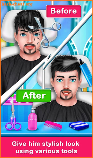 Shave Prince Beard Hair Salon - Barber Shop Game screenshot