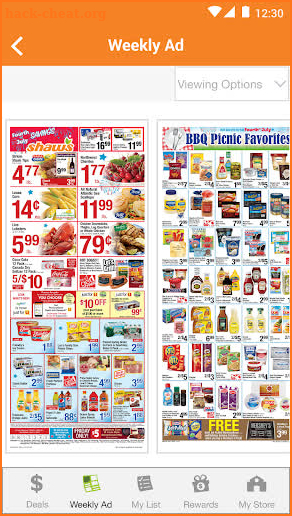 Shaw's Deals & Rewards screenshot