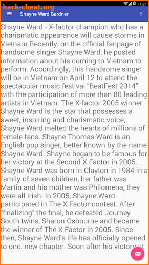 Shayne Ward Gardner screenshot