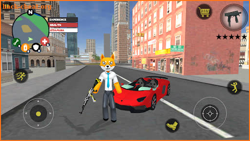 Shiba Stickman Rope Hero Gangstar Crime screenshot