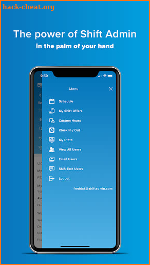 Shift Admin screenshot