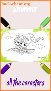 Shimmer Coloring Book Game screenshot