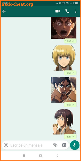 Shingeki no - Kyojin Anime Stickers for WhatsApp screenshot