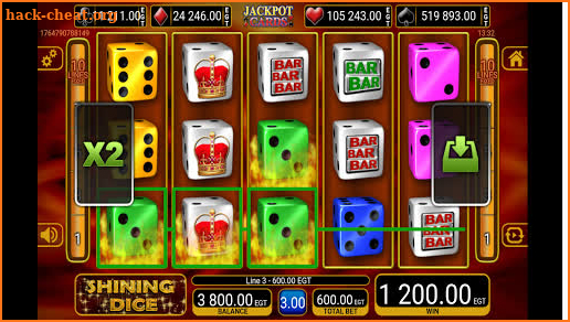 Shining Crown Dice Slot screenshot