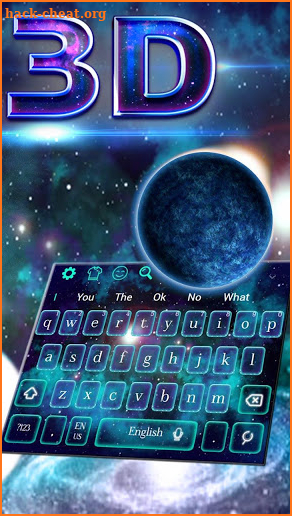 Shinny Iris Galaxy Keyboard screenshot