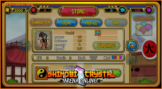 Shinobi Crystal - Arena Online screenshot