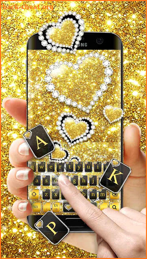 Shiny Diamond Love Keyboard screenshot