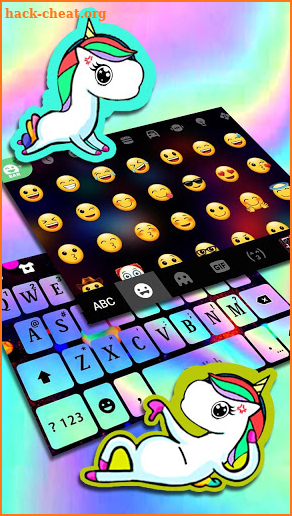 Shiny Laser Keyboard Theme screenshot