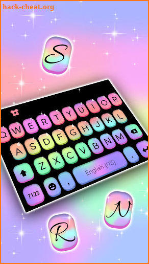 Shiny Rainbow Button Themes screenshot