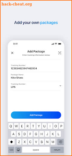 Shippity - Package Tracker screenshot