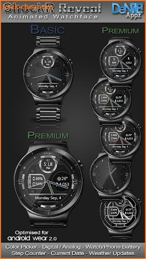 ShockR ReVeal HD Watch Face screenshot