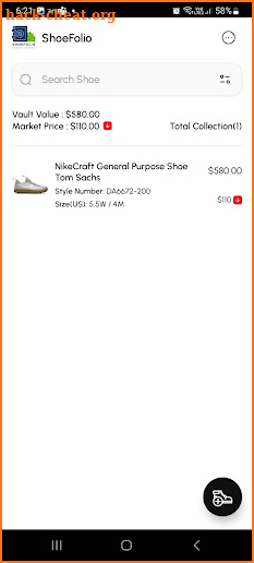 ShoeFolio screenshot