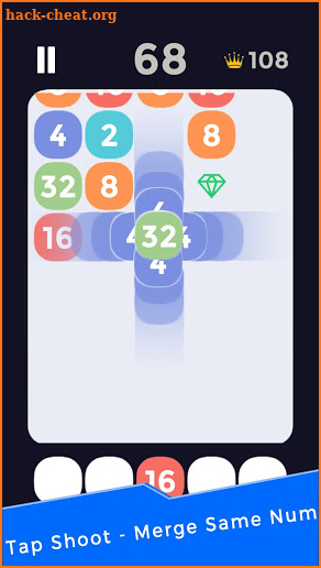 Shoot And Merge 2048 screenshot