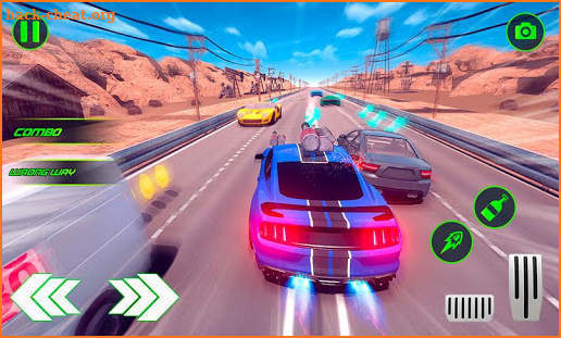 Shooting Car Racing Traffic Chase screenshot