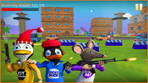 Shooting Pets Sniper - 3D Pixel Gun games for Kids screenshot