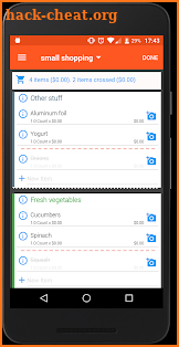 Shop - Grocery Organizer List screenshot