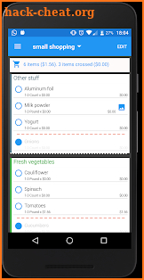 Shop - Grocery Organizer List screenshot