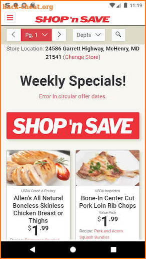 SHOP 'n SAVE screenshot