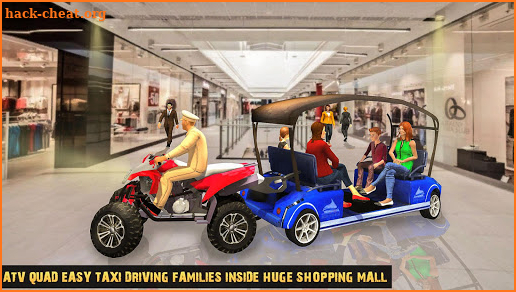 Shopping Mall ATV Quad Bike Radio Taxi Games screenshot