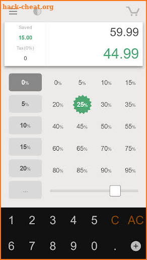 Shopping Percent CalculatorPro screenshot