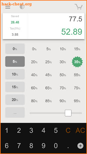 Shopping Percent CalculatorPro screenshot