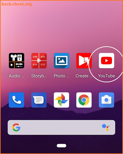 Shortcut for YouTube screenshot