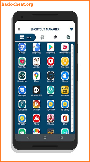 Shortcut Manager - Pin shortcuts @ home screen screenshot