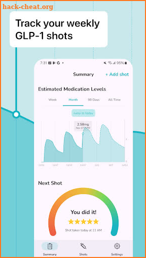 Shotsy - GLP-1 Shot Tracker screenshot