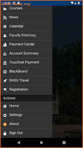 SHSU MOBILE APPLICATION screenshot