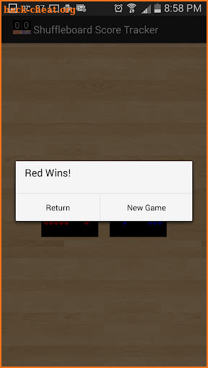 Shuffleboard Score Tracker screenshot