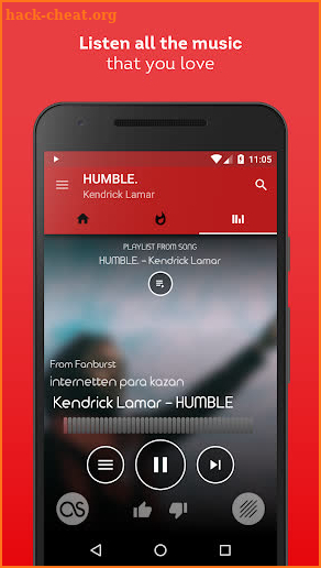 Shuffly Music - Song Streaming Player screenshot