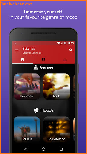 Shuffly Music - Song Streaming Player screenshot