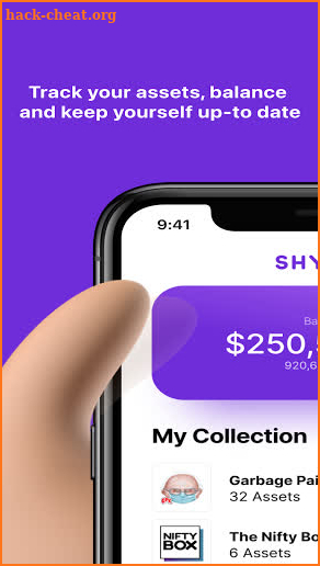 Shyn - NFT Portfolio screenshot