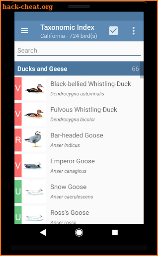 Sibley Birds 2nd Edition screenshot