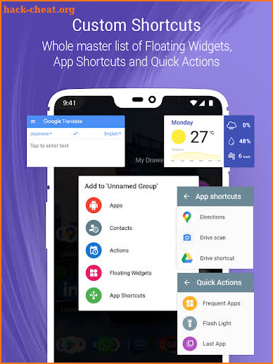 Sidebar, Edge Screen, Circle Launcher - Floatoo screenshot