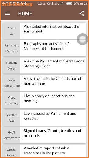 Sierra Leone Parliament screenshot